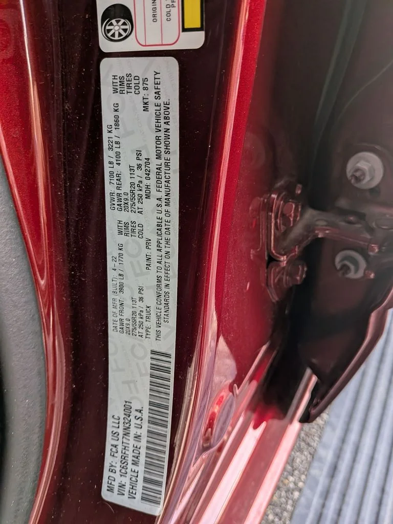 Used 2022 Red Ram Limited image 25