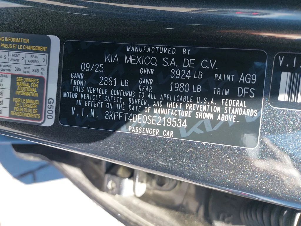 Used 2025 Gray Kia LXS image 32