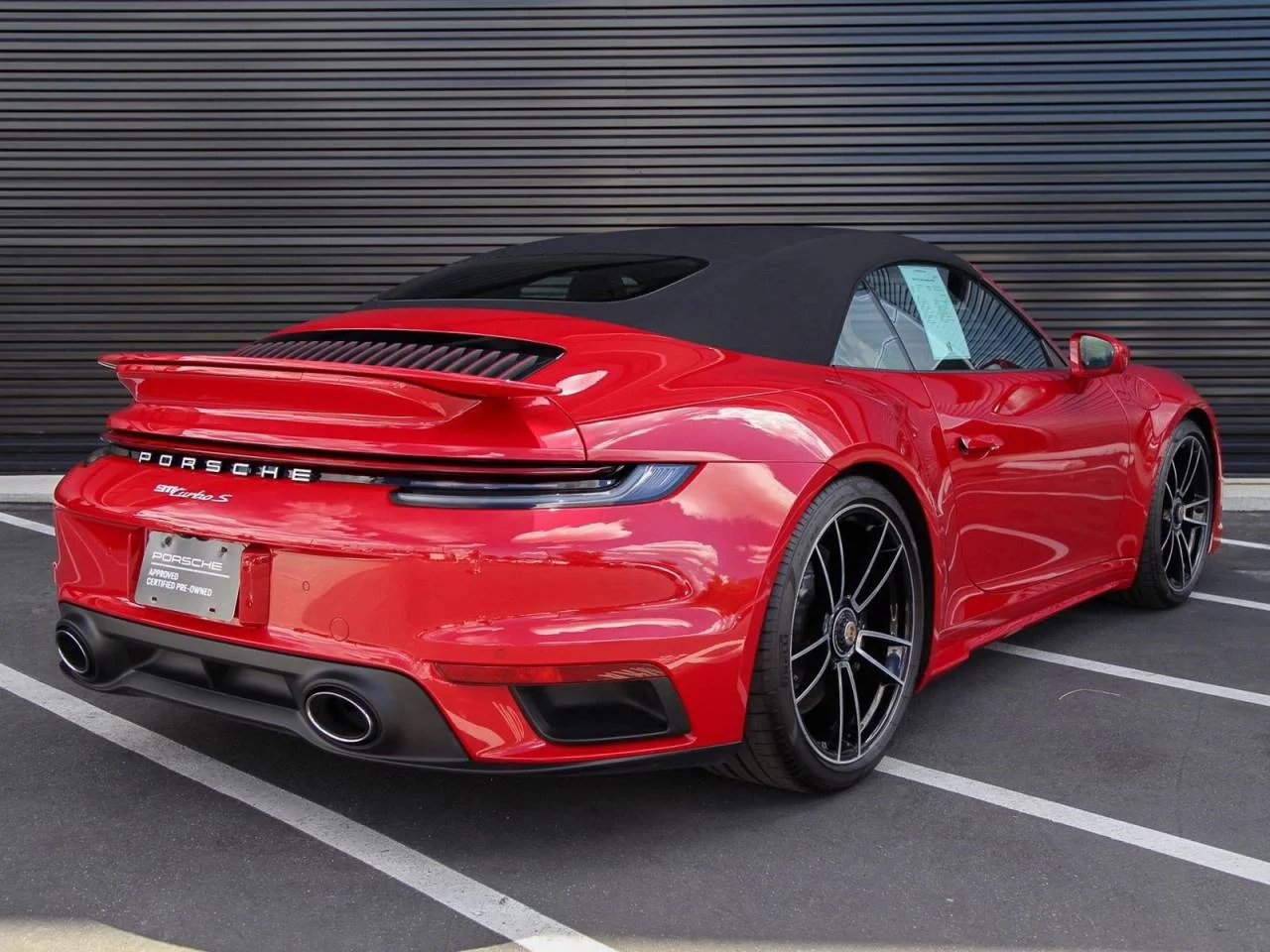 Certified Used 2023 Red Porsche Turbo S image 7