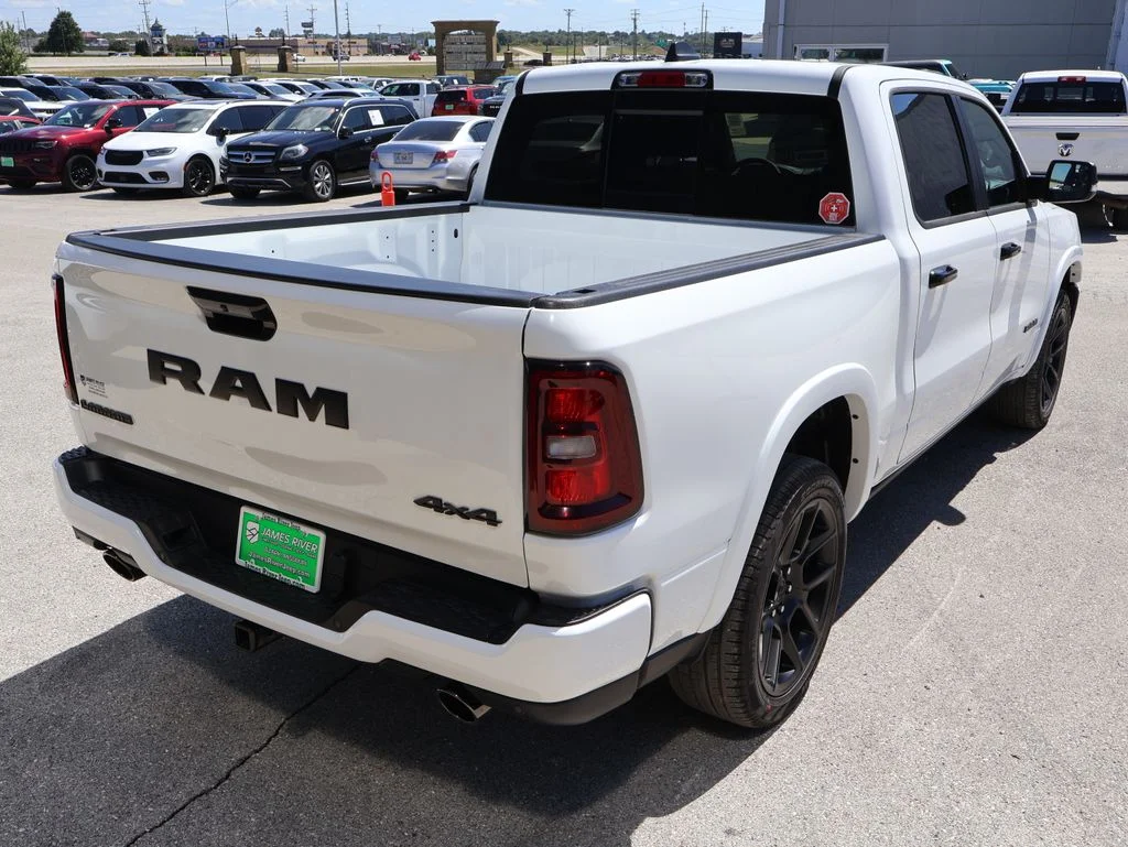 New 2026 Bright White Clear-Coat Exterior Paint RAM Laramie image 5