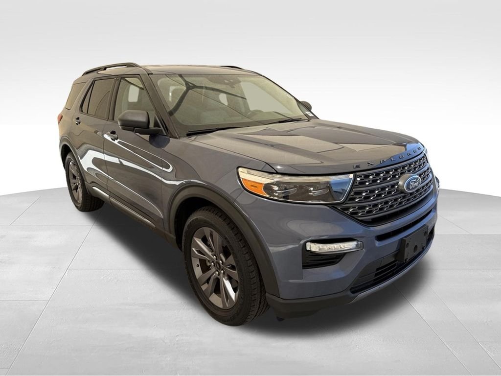 Used 2021 Blue Metallic Ford XLT image 6