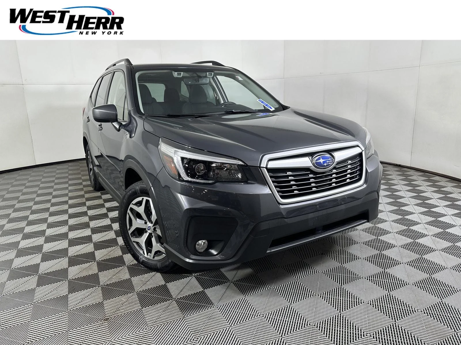 Used 2021 Magnetite Gray Metallic Subaru Premium image 1
