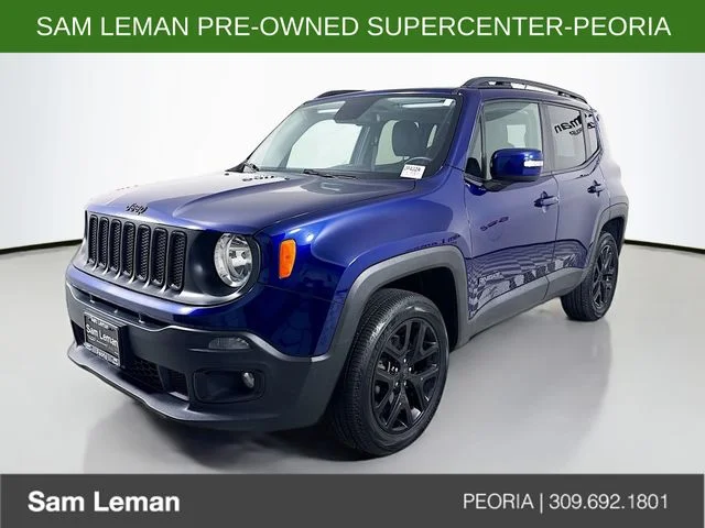 Used 2017 Blue Jeep Latitude image 3