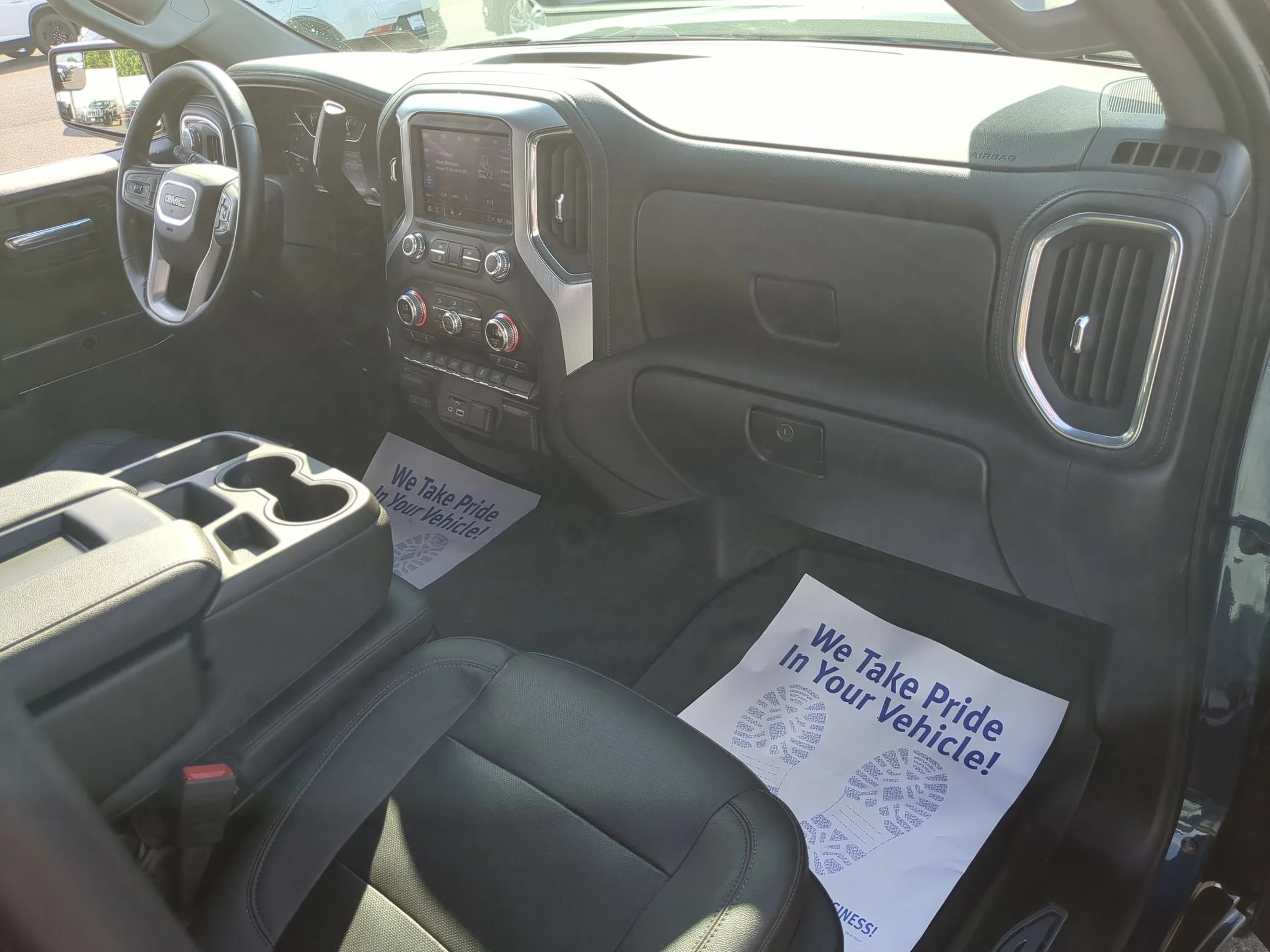 Used 2021 Pacific Blue Metallic GMC SLT image 26