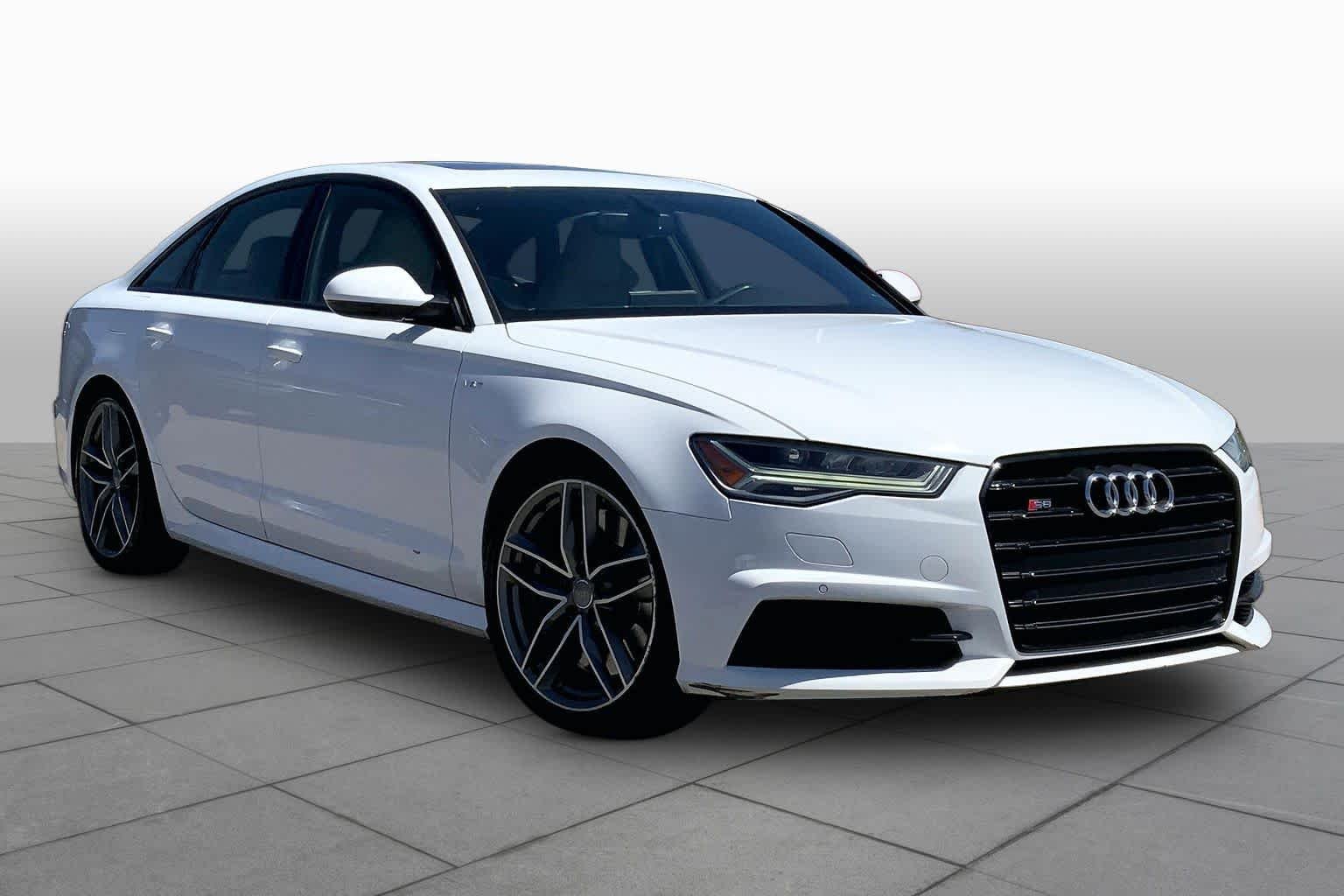 Used 2017 Glacier White Metallic Audi Premium Plus image 3