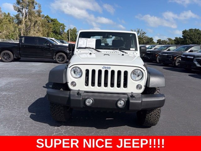 Used 2017 Bright White Clea Jeep Sport image 2