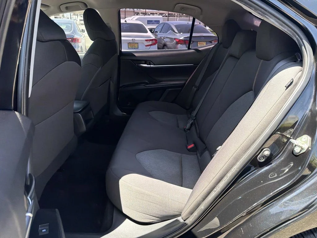Used 2020 Midnight Black Metallic Toyota LE image 24