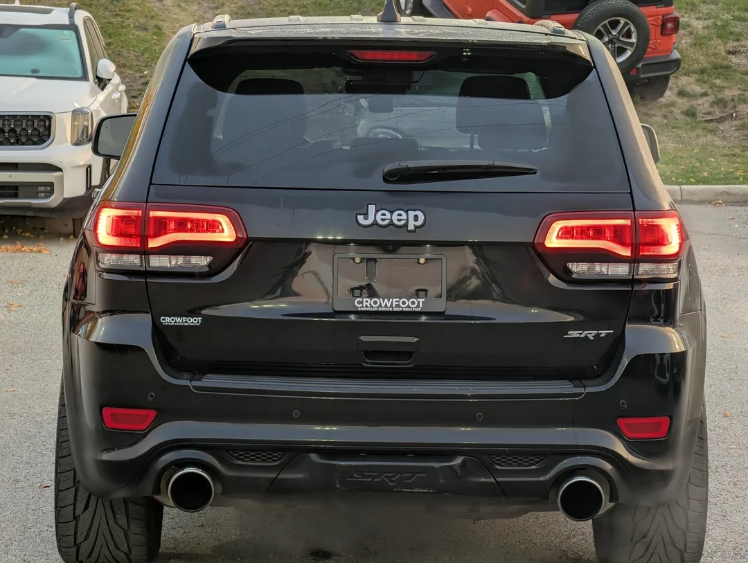 Used 2017 Black Jeep SRT - - Adaptive Cruise - Blind Spot - 20 Wheels & More! image 7