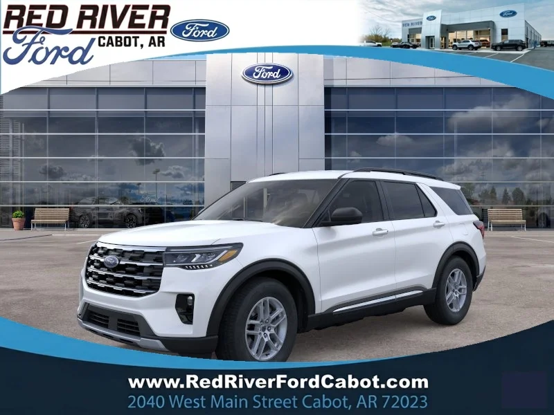 New 2025 Star White Metallic Tri-Coat Ford Active image 1