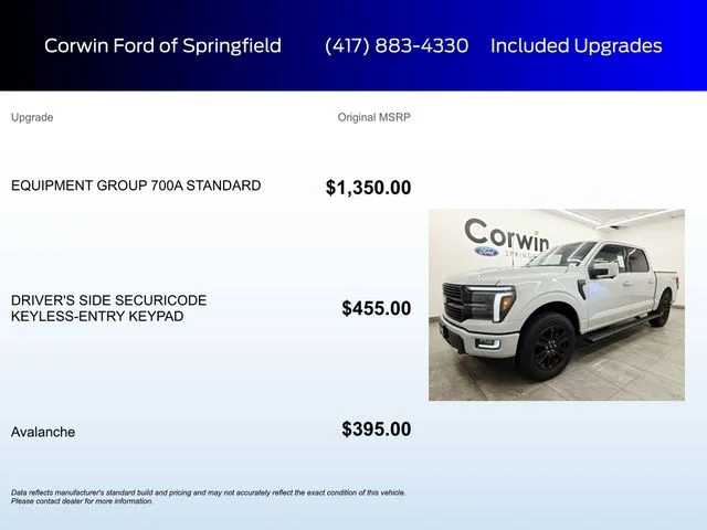New 2026 Avalanche Ford Platinum® image 5