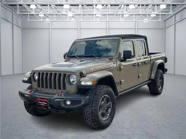 Used 2020 Gobi Clearcoat Jeep Rubicon 4x4 Crew Cab 5 ft. box image 1