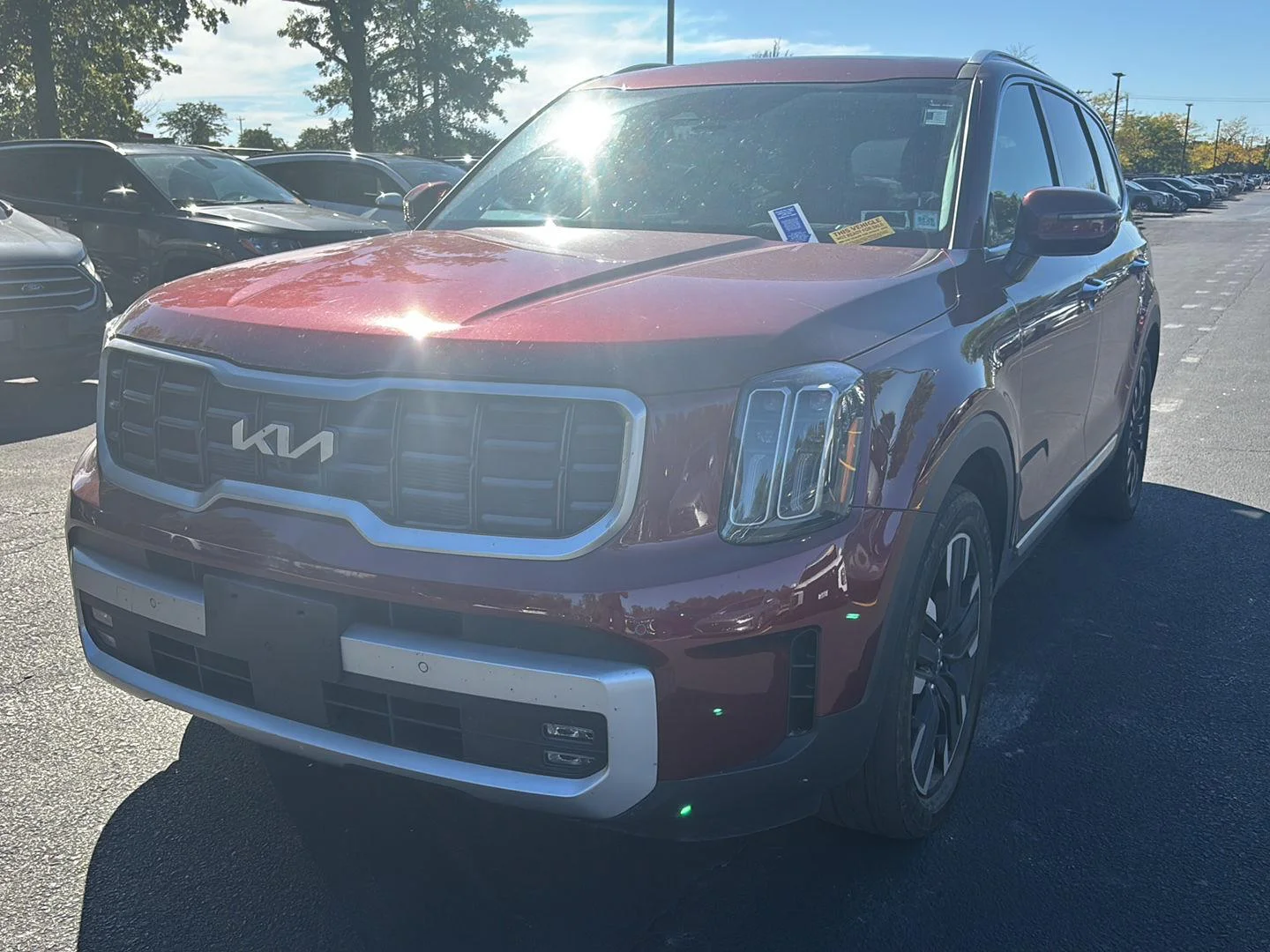 Used 2024 Dawning Red Kia SX-Prestige image 3