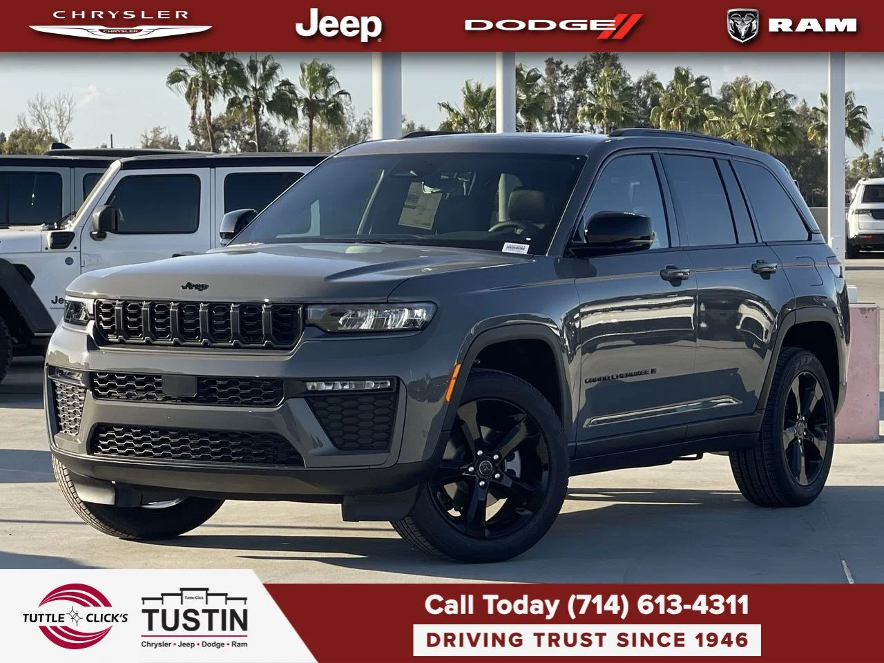 New 2027 Sting-Gray Clear-Coat Paint Jeep Limited image 1