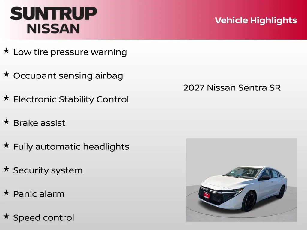 New 2027 White Nissan SR image 23