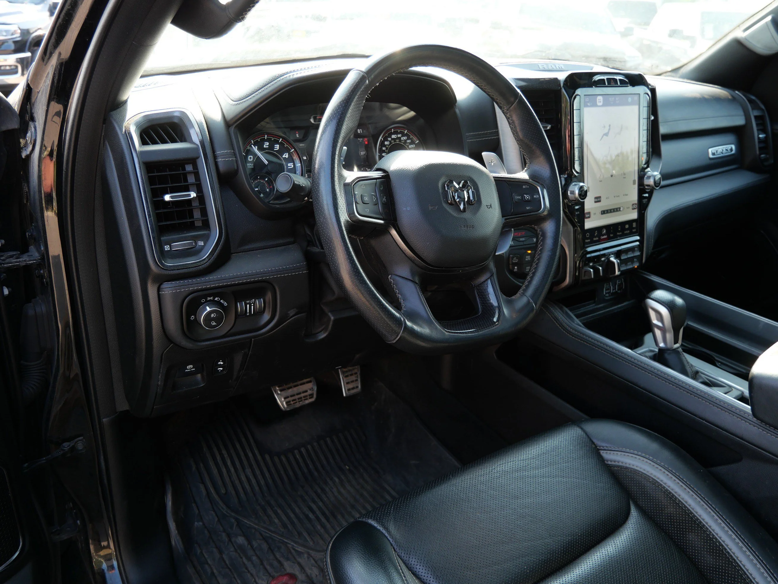 Used 2022 Diamond Black Crystal Pearlcoat Ram TRX image 21