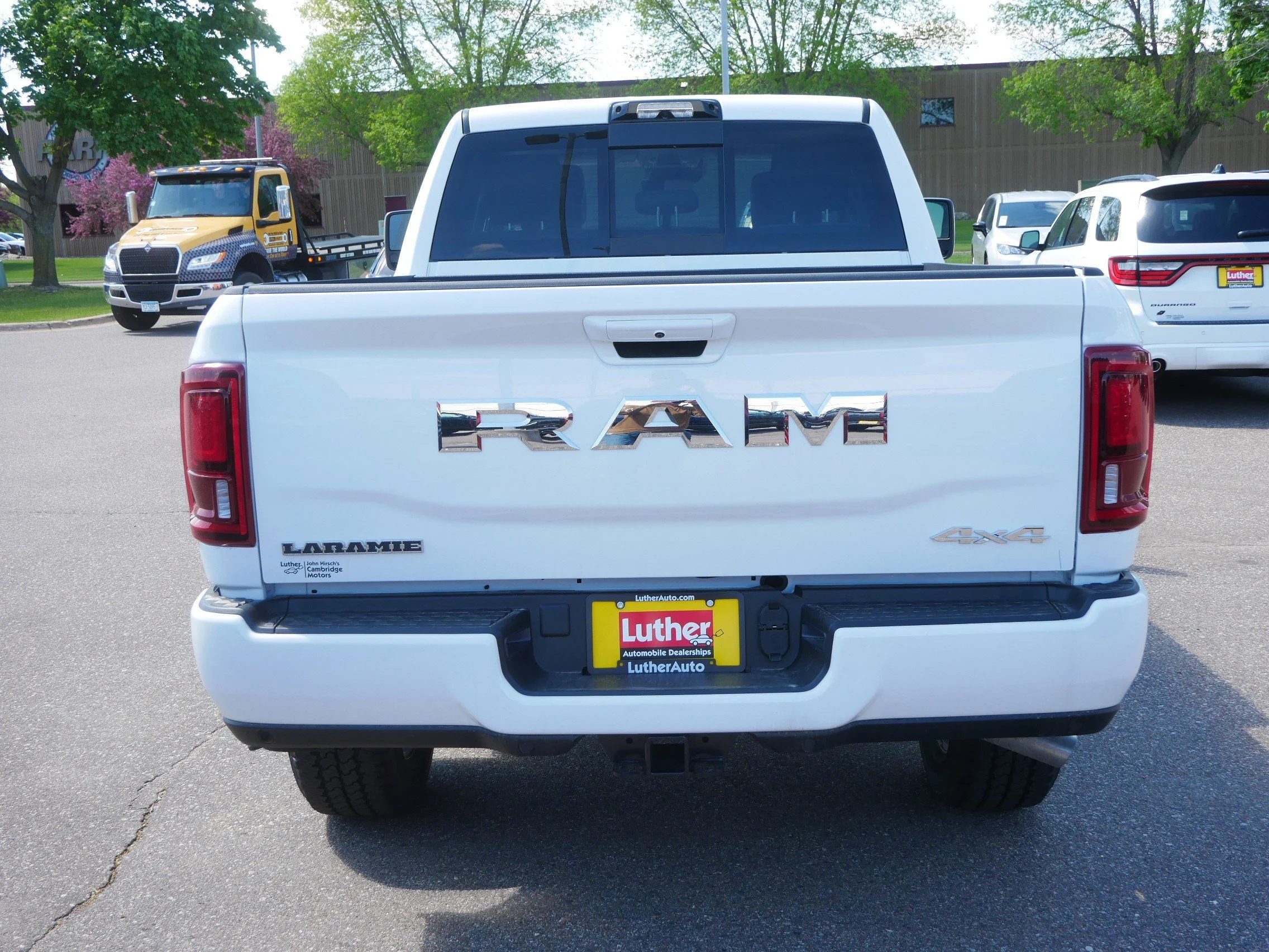 New 2026 Bright White Clear-Coat Exterior Paint RAM Laramie image 3