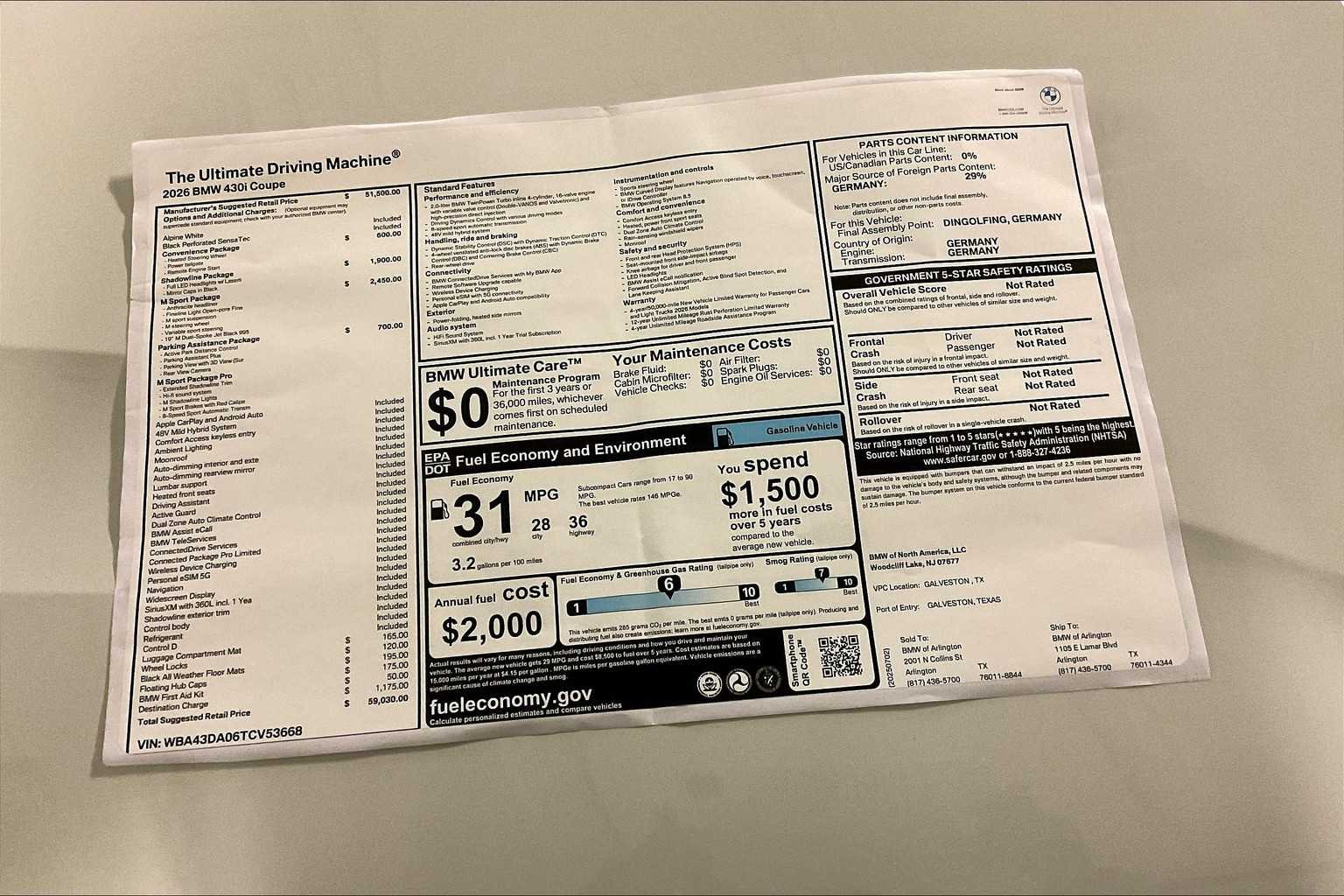 2026 BMW 4 Series 430i - Photo 19