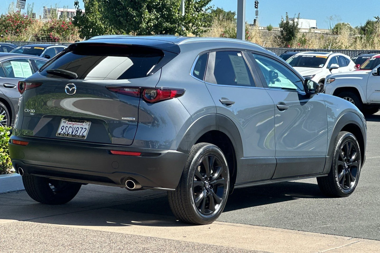 Used 2025 Gray Metallic Mazda 2.5 S Carbon Edition image 4
