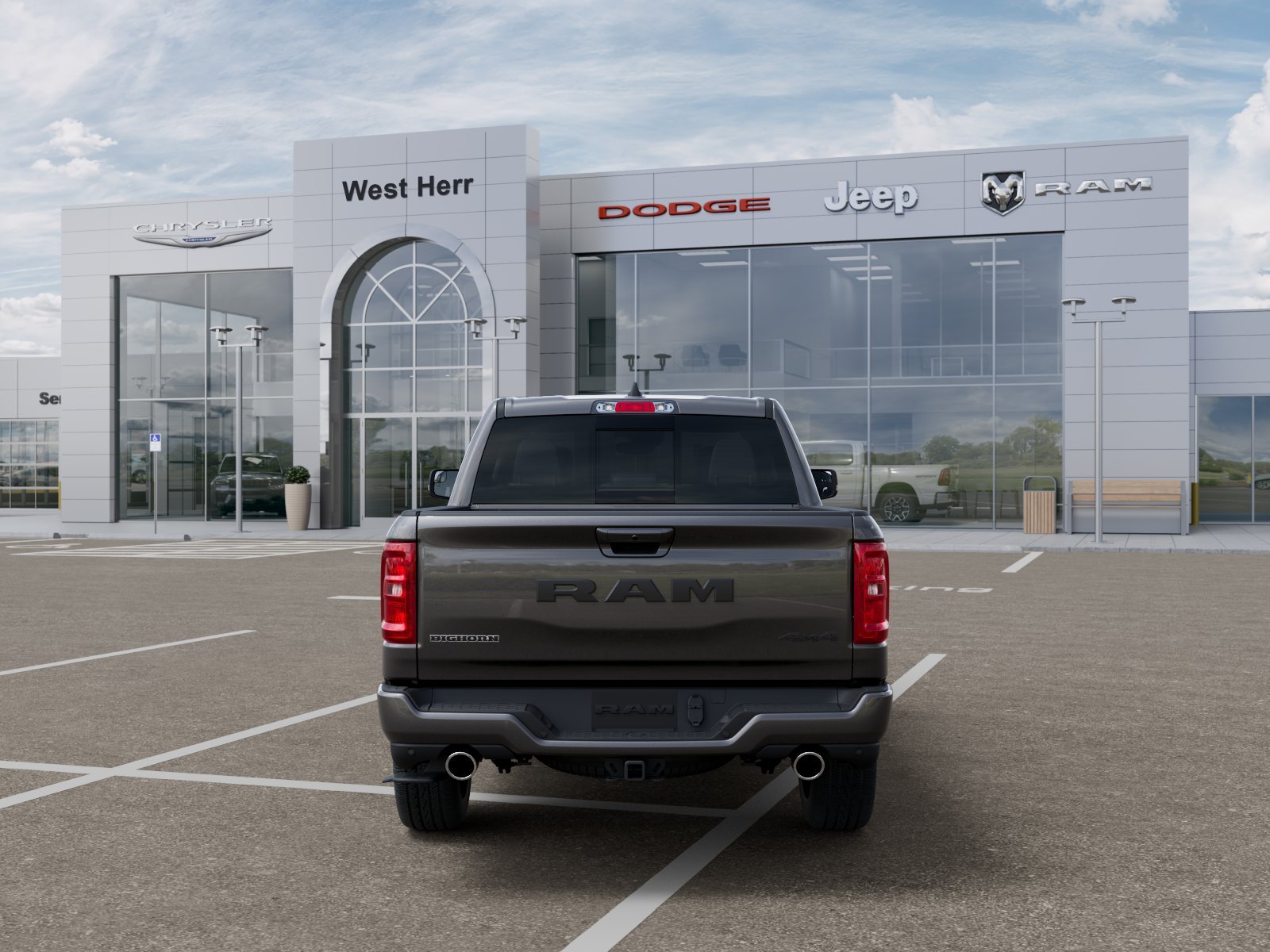 New 2026 Granite Crystal Metallic Clearcoat RAM RAM 1500 BIG HORN CREW CAB 4X4 image 33