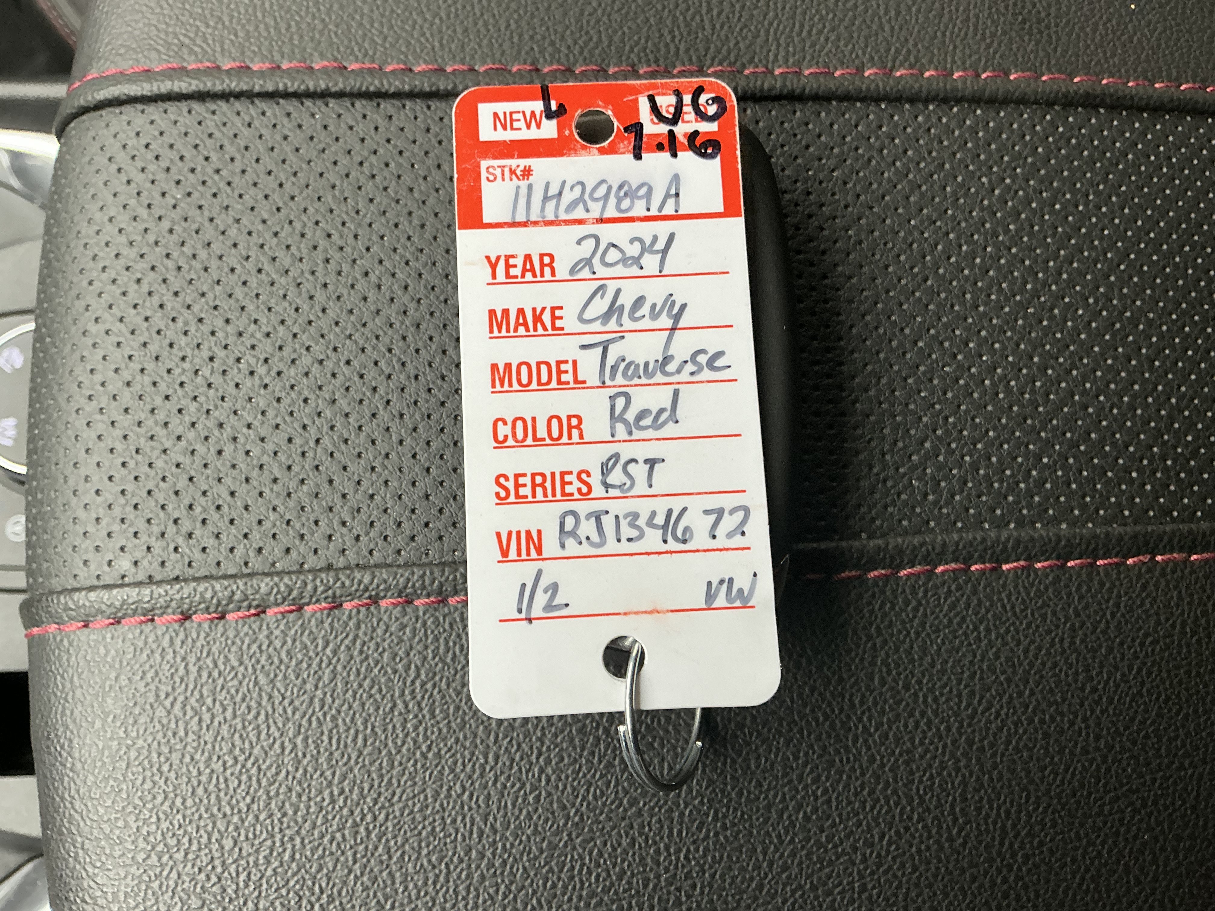 Used 2024 Radiant Red Tintcoat Chevrolet RS image 8