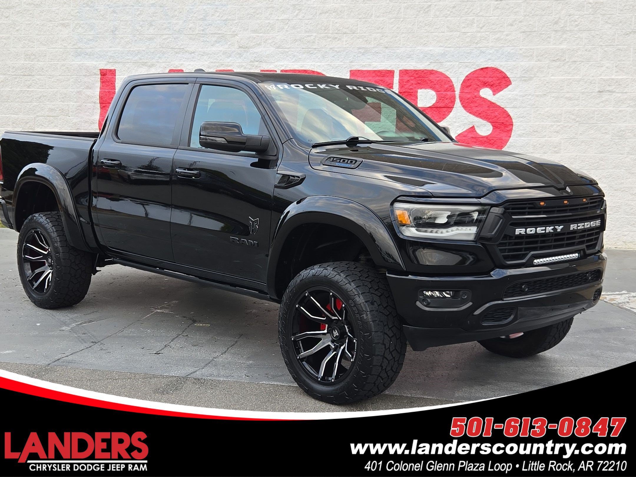 Used 2023 Diamond Black Crystal Pearlcoat RAM Big Horn image 1