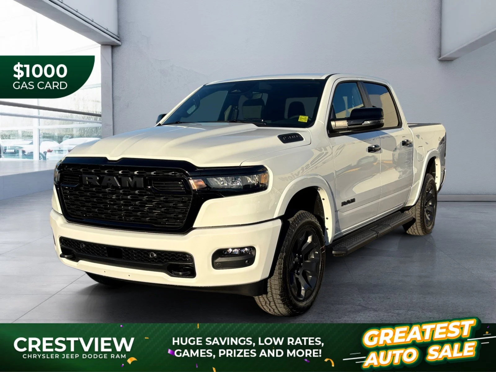 New 2027 Bright White Ram Big Horn image 1
