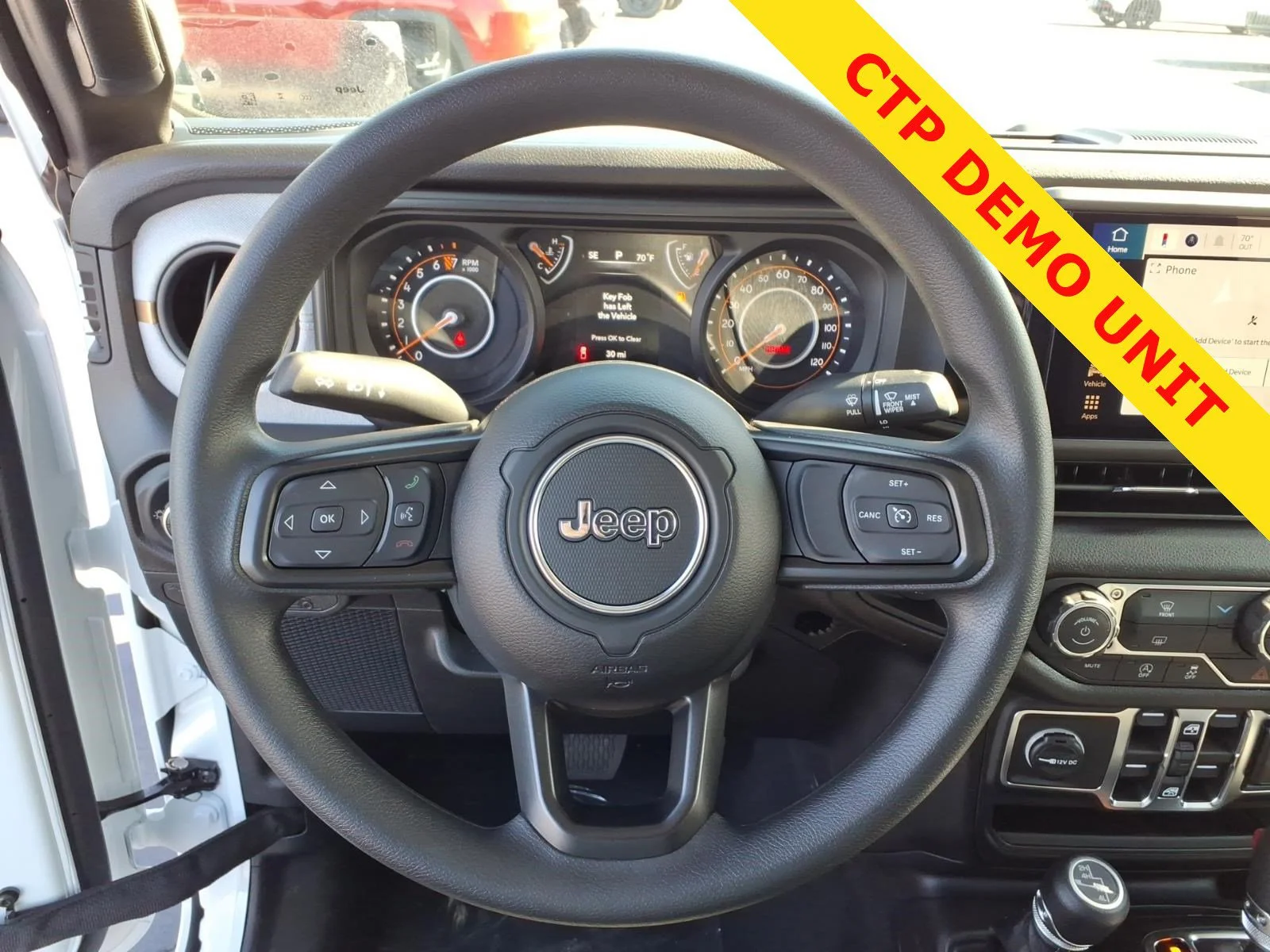 New 2026 Bright White Clear-Coat Exterior Paint Jeep Sport image 12
