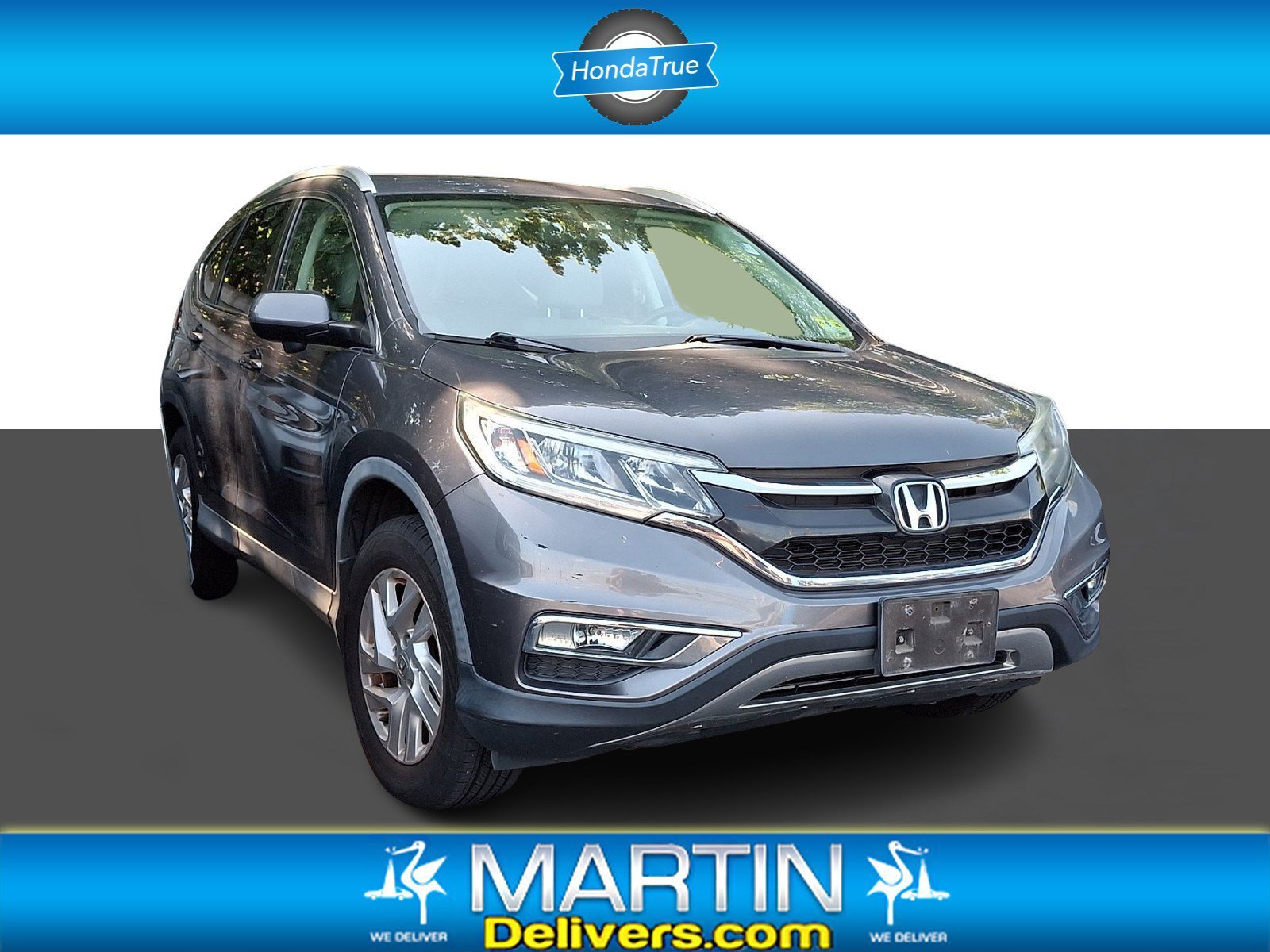 Certified Used 2015 Modern Steel Metallic Honda EX-L image 1