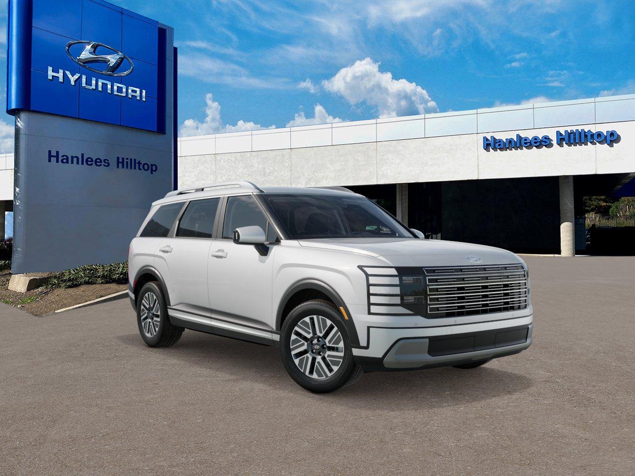 New 2027 Creamy White Pearl Hyundai Blue SEL 7P image 2