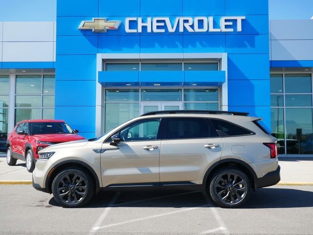 Used 2021 Kia Sorento X-Line with VIN 5XYRKDLF2MG036314 for sale in Roseville, Minnesota