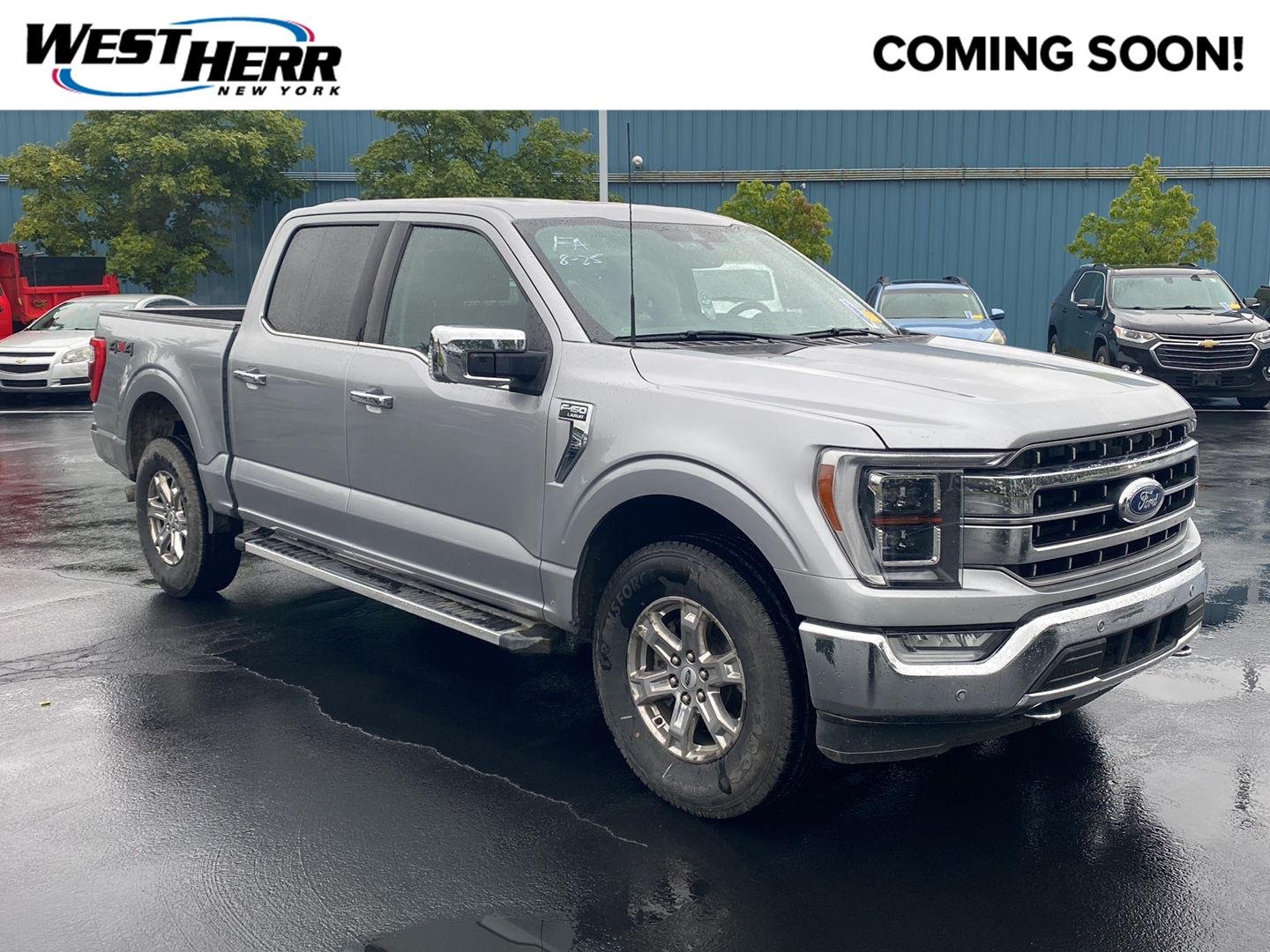 Used 2022 Iconic Silver Ford LARIAT image 1