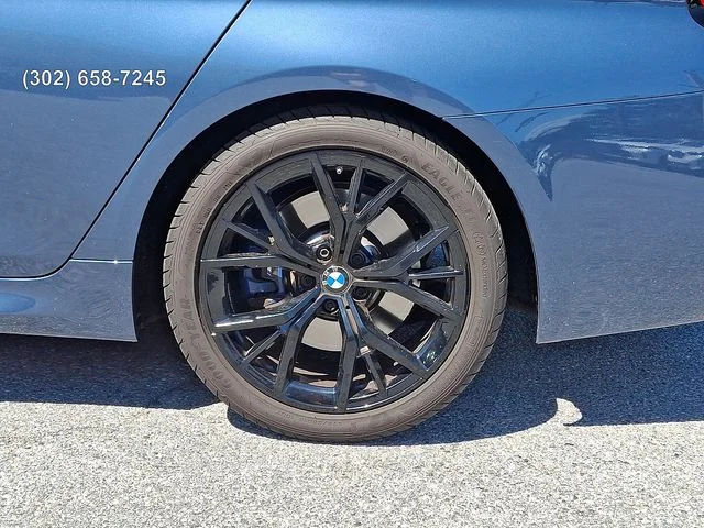 Certified Used 2023 Arctic Race Blue metallic BMW 530i xDrive image 8