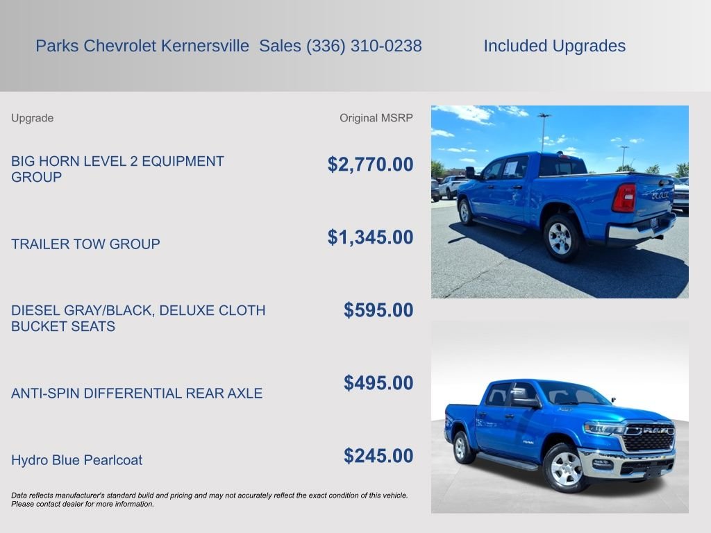 Used 2025 Blue Ram Big Horn/Lone Star image 4