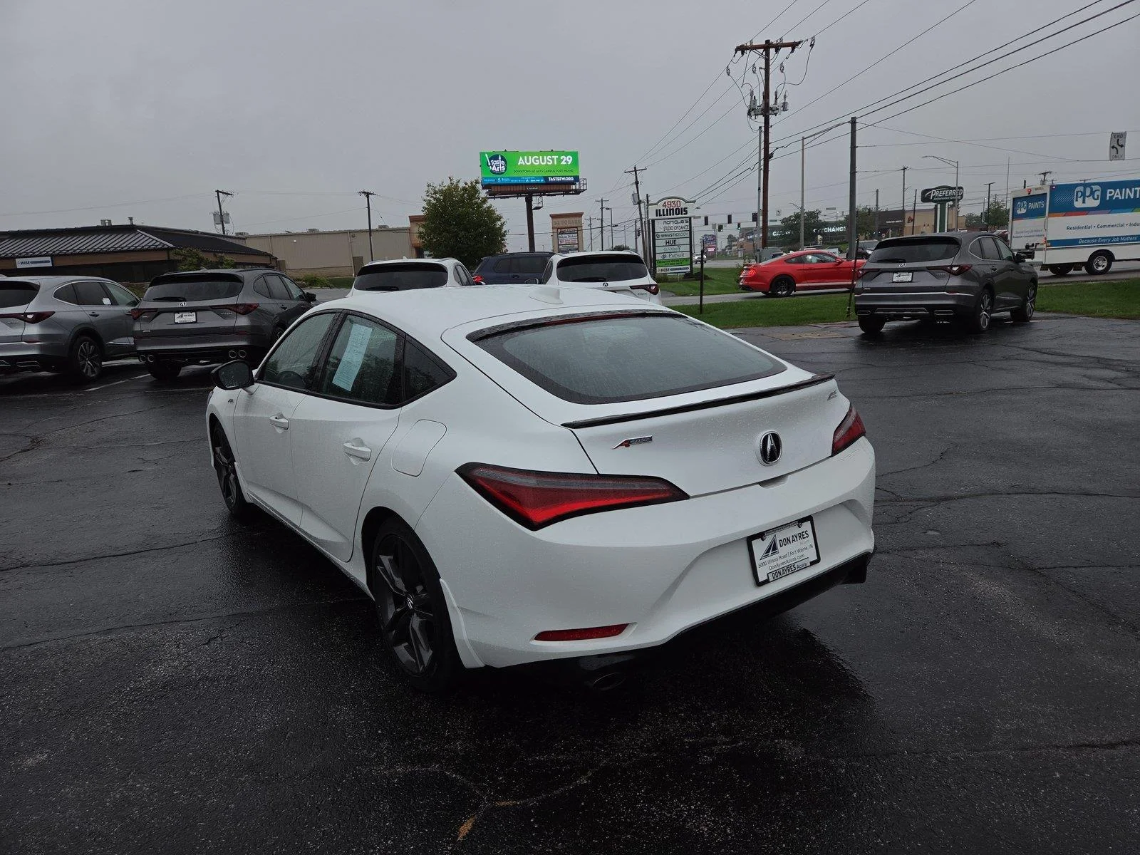 Used 2024 Platinum White Pearl Acura A-SPEC image 26
