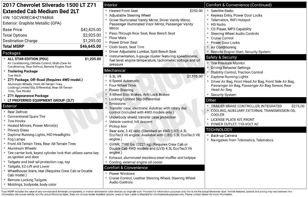 Used 2017 Gray Chevrolet LT image 30