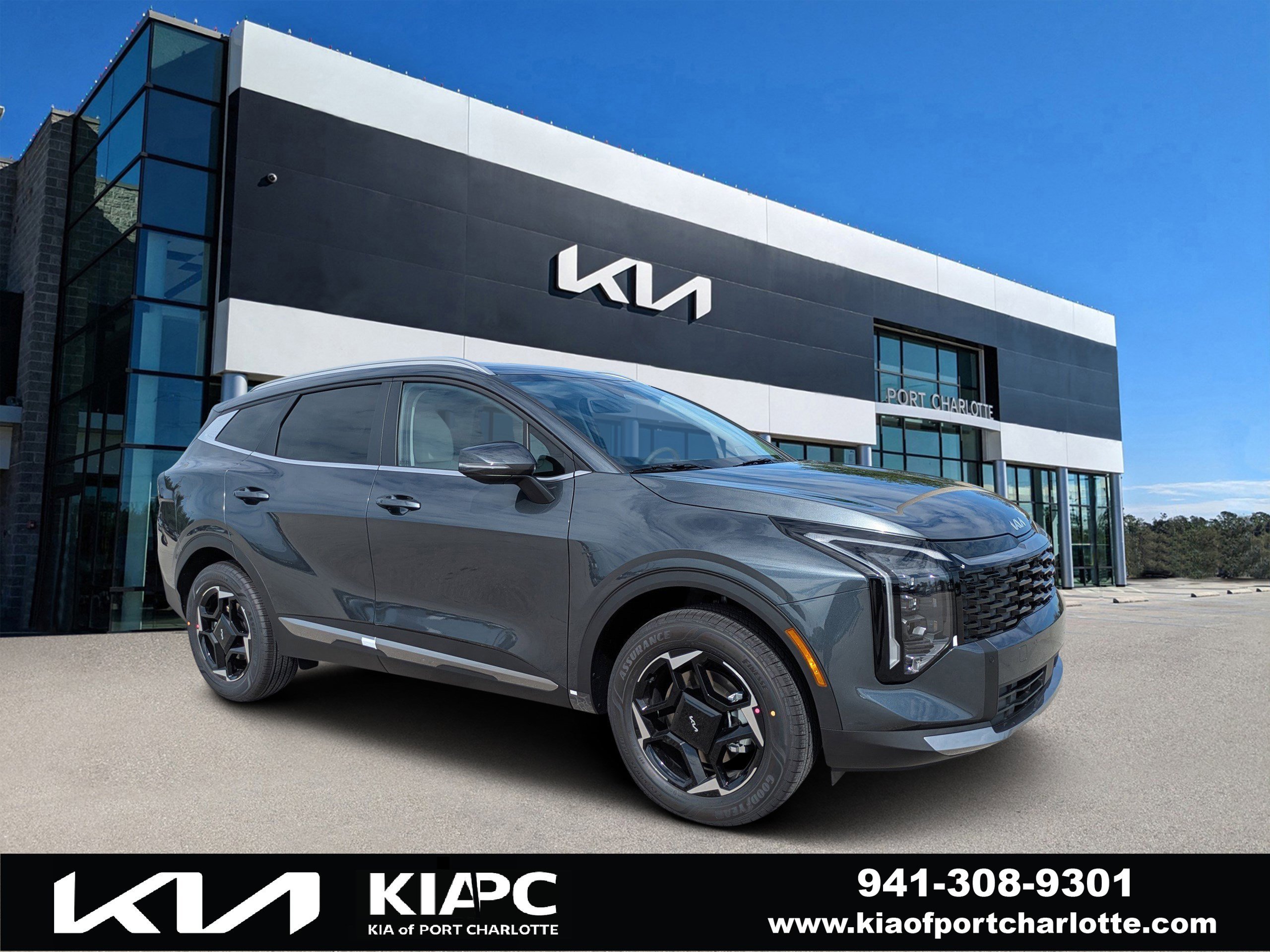 New 2026 Gravity Gray Kia EX image 1