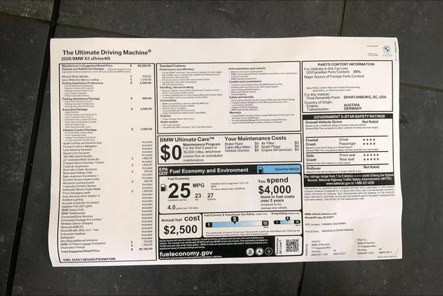 New 2026 Mineral White Metallic BMW sDrive40i image 14