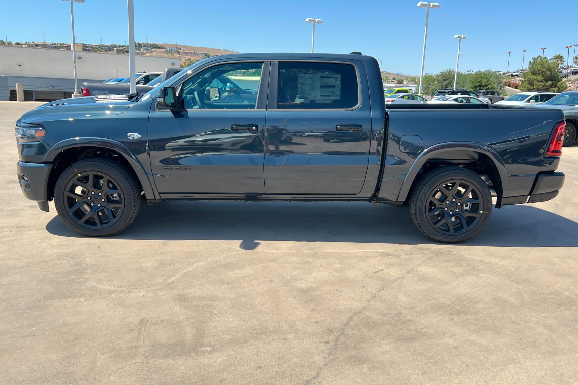 New 2026 Forged Blue Metallic Exterior Paint RAM Laramie image 2