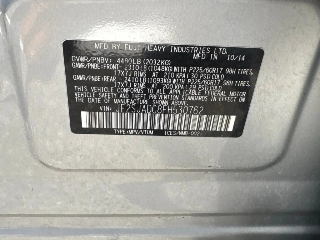 Used 2015 Silver Subaru 2.5i Premium image 16