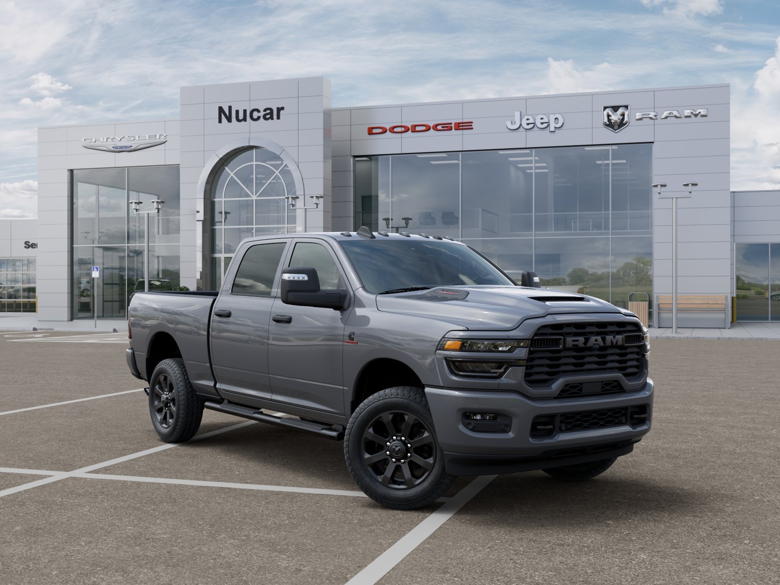 New 2026 Ceramic Gray Clear-Coat Exterior Paint RAM Black Express image 1