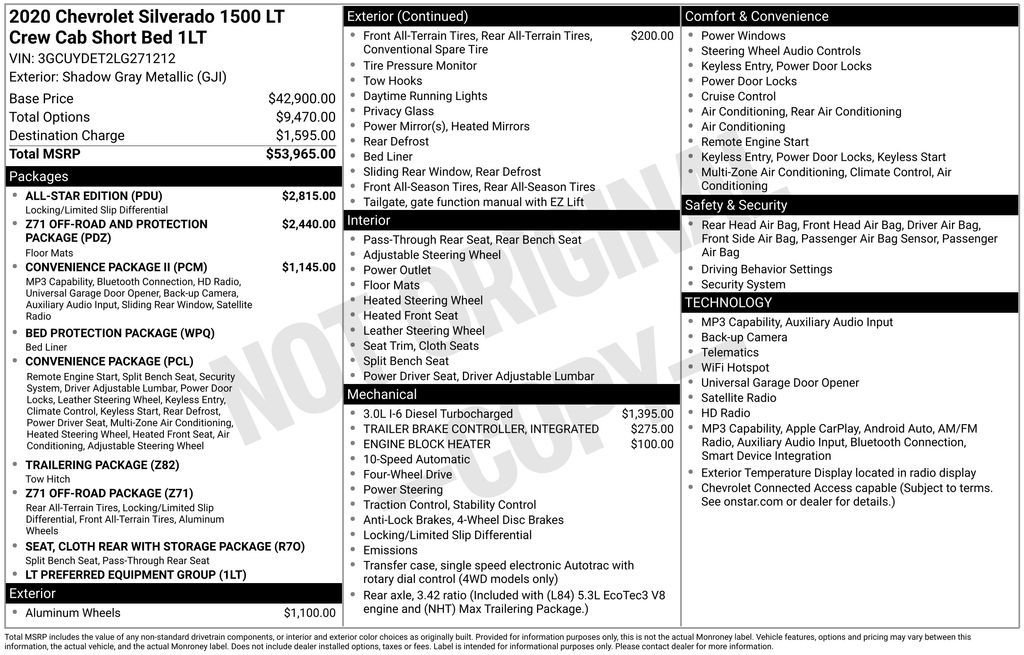 Used 2020 Gray Chevrolet LT image 14