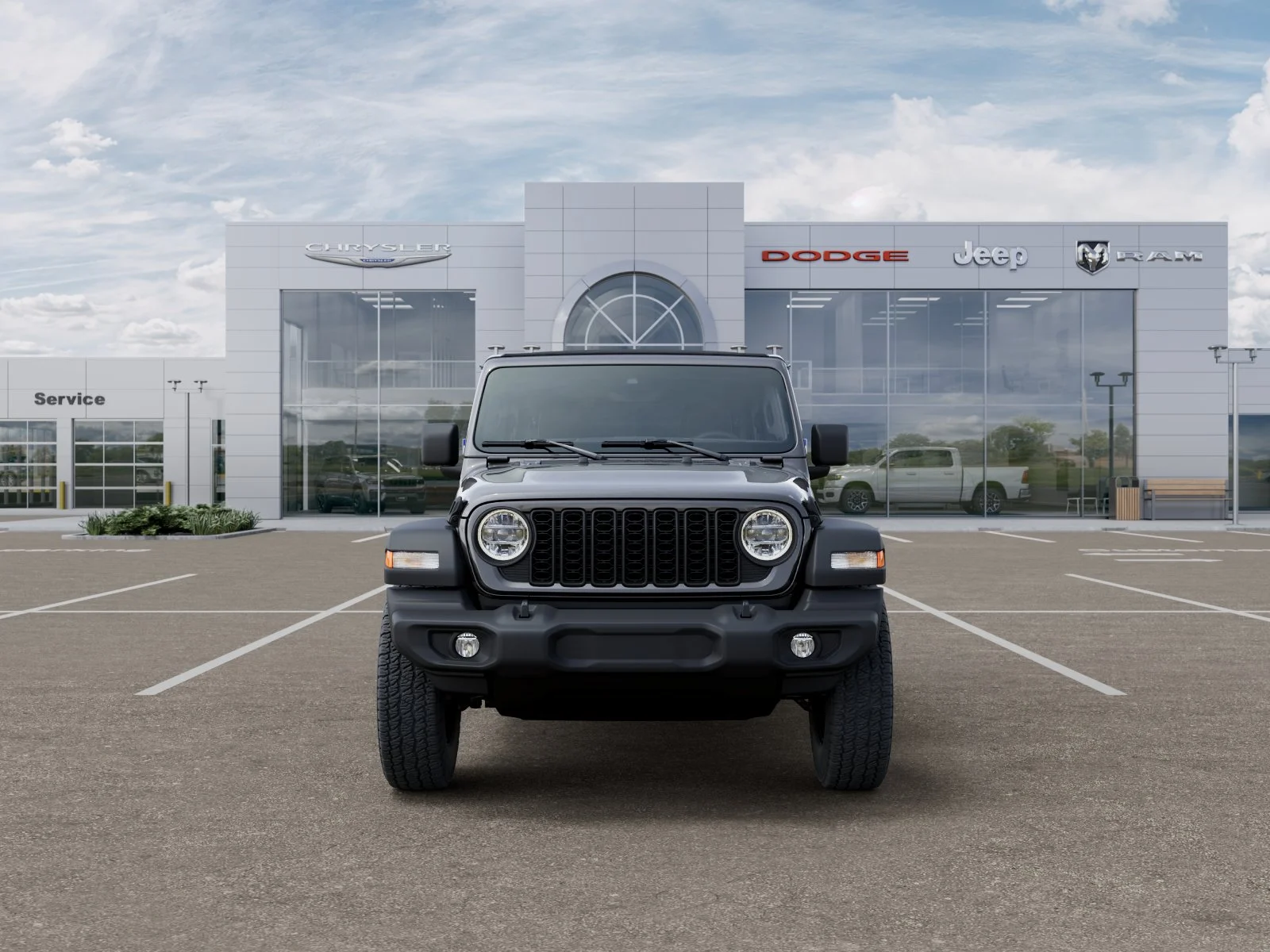 New 2026 Granite Crystal Metallic Clearcoat Jeep Sport S image 33