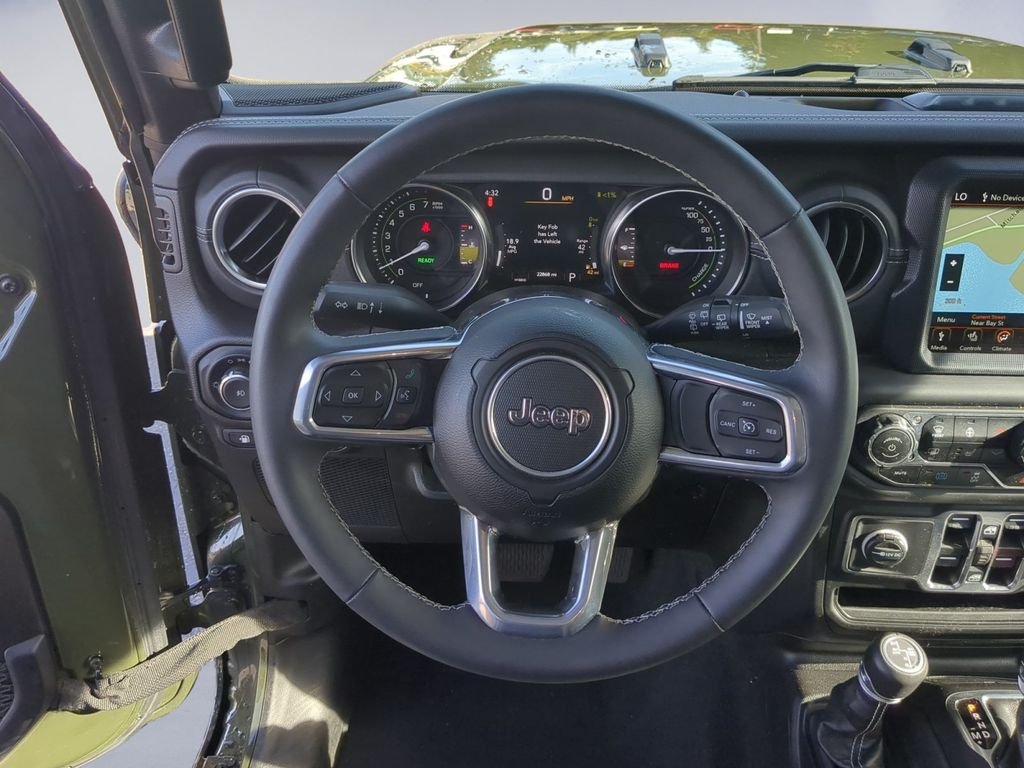 Used 2023 Sarge Green Clearcoat Jeep Sahara 4xe image 15
