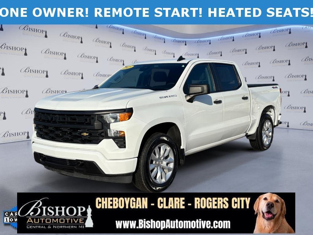 Pre-Owned 2023 Chevrolet Silverado 1500 Custom Crew Cab