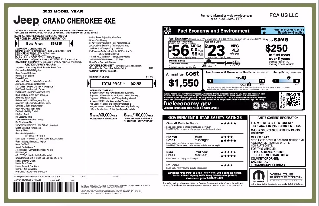 Used 2023  Jeep 4xe image 7