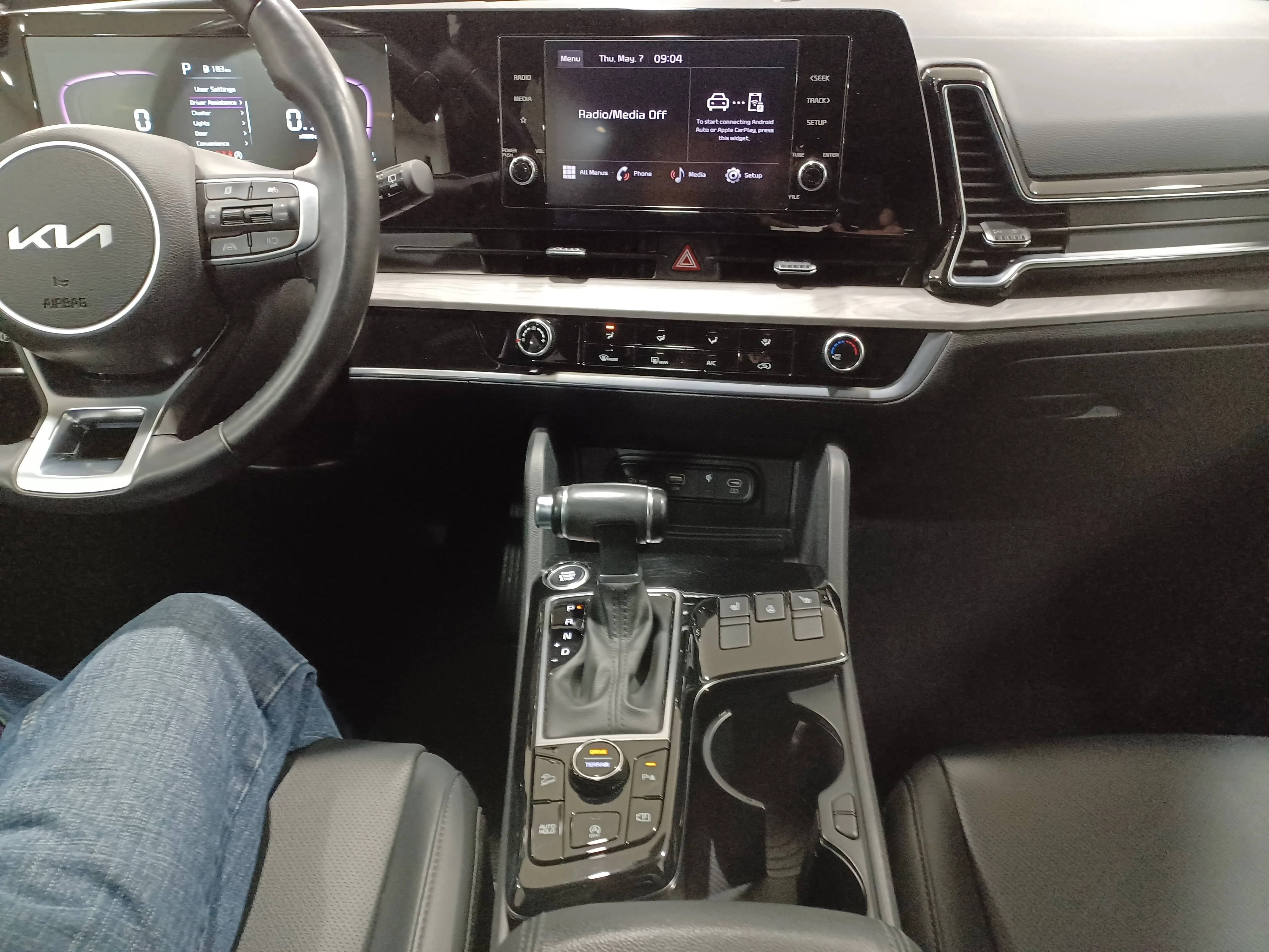Certified Used 2023 Fusion Black Kia X-Line *Adaptive Cruise | Remote Start | Htd Lthr & Wheel | Blind Spot Detection | Lane Keep Assist image 14