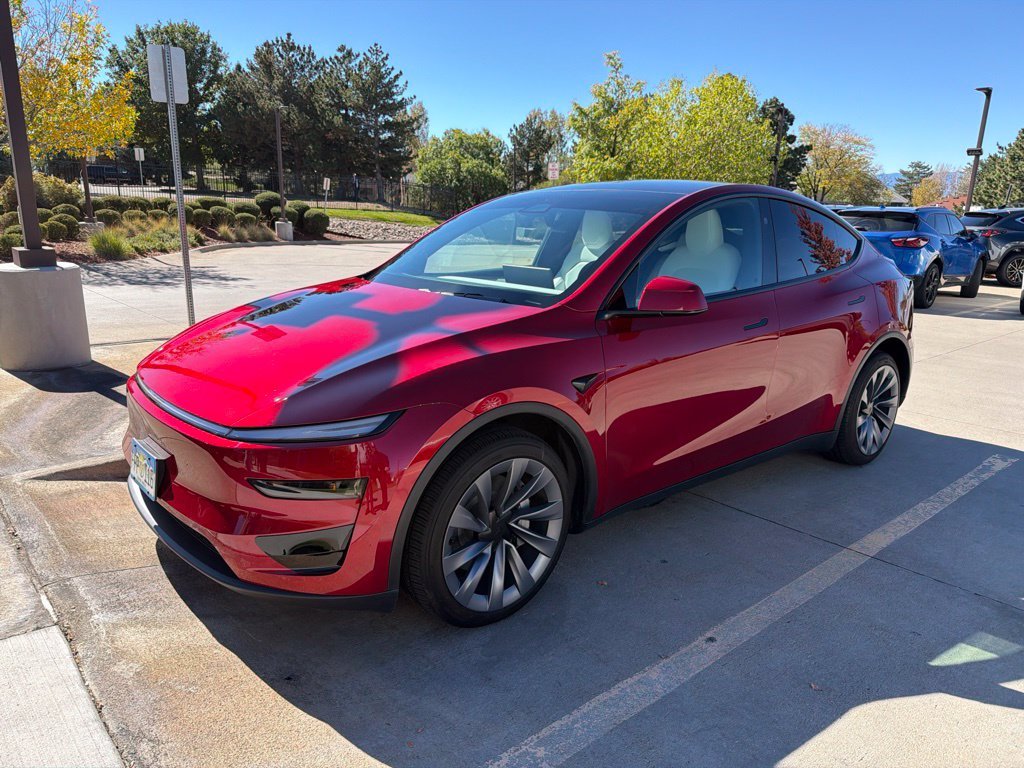 Used 2026 Red Tesla Performance image 1