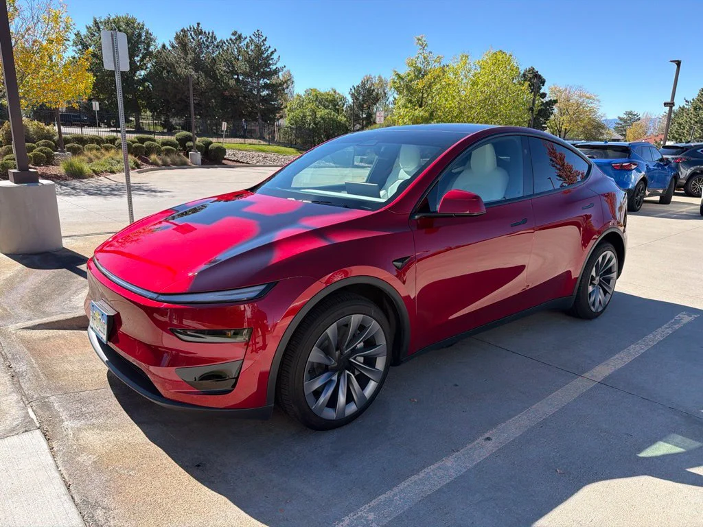 Used 2026 Red Tesla Performance image 1