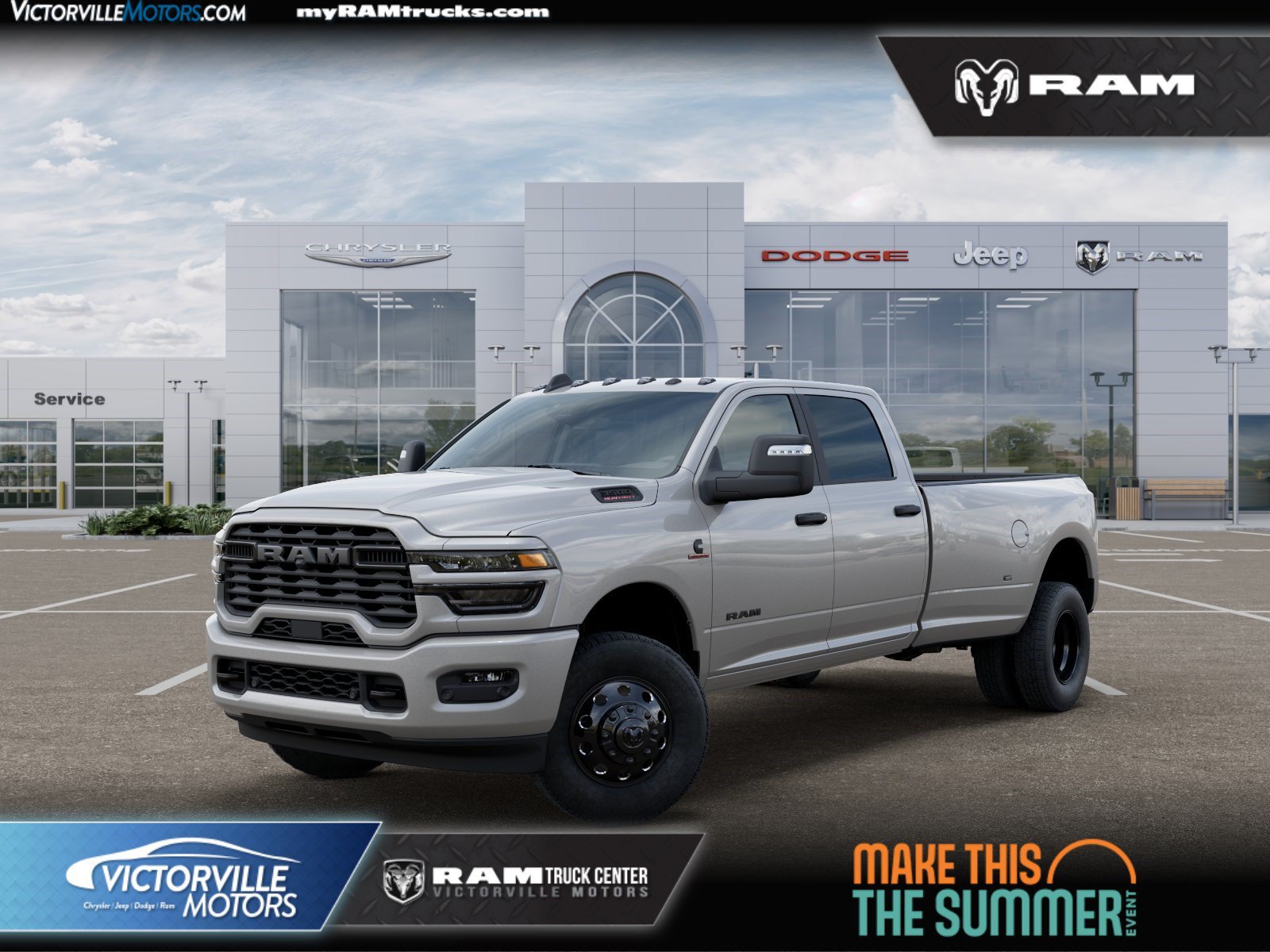 New 2026 Silver-Zynith Exterior Paint RAM Big Horn image 1
