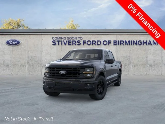 New 2026 Agate Black Metallic Ford XLT image 3